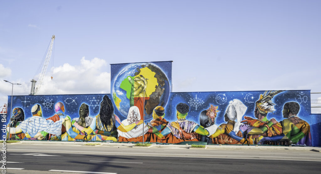 Toursisme - Fresque murale benin